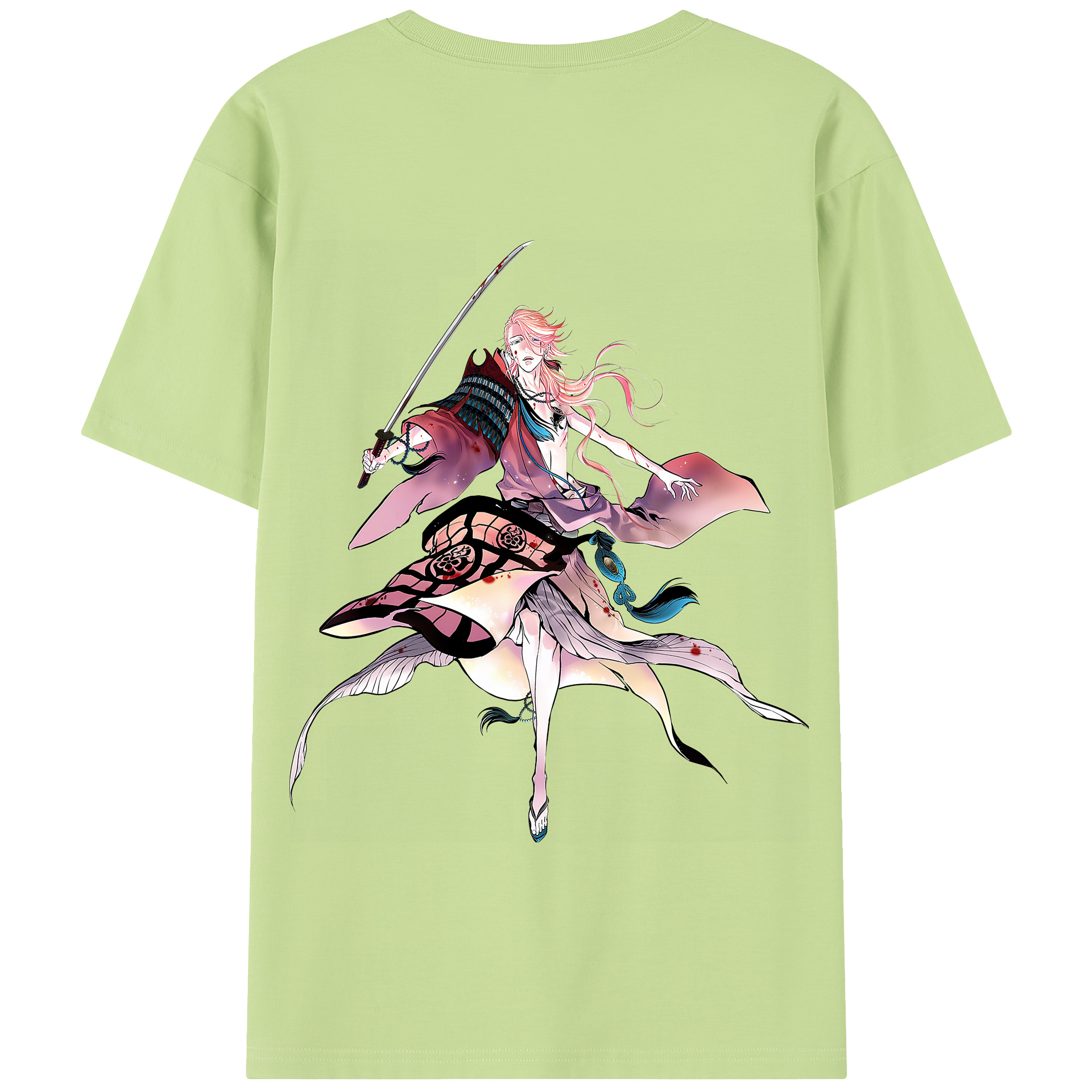 （画像用） 刀剣乱舞 Touken Ranbu 綿100％半袖Tシャツ（背面プリント）